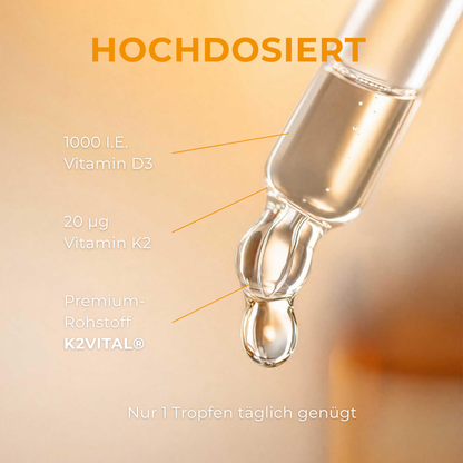 Vitamin D3 + K2 – mit hochwertigem K2VITAL® - PZN 19838160