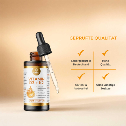 Vitamin D3 + K2 – mit hochwertigem K2VITAL® - PZN 19838160