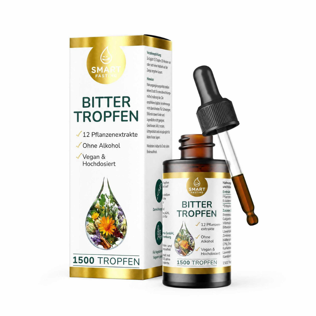 Bittertropfen – Alkoholfreie Bitterstoffe aus 12 Pflanzenextrakten - PZN 19838177