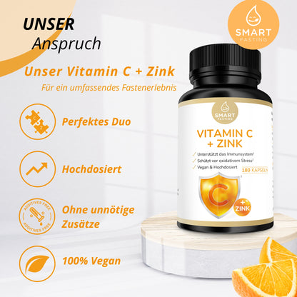 Vitamin C mit Zink – Hochdosierte Kombination für den täglichen Bedarf - PZN 19838102