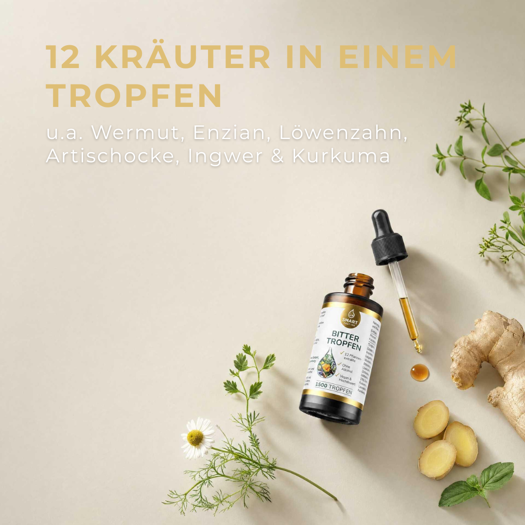 Bittertropfen – Alkoholfreie Bitterstoffe aus 12 Pflanzenextrakten - PZN 19838177