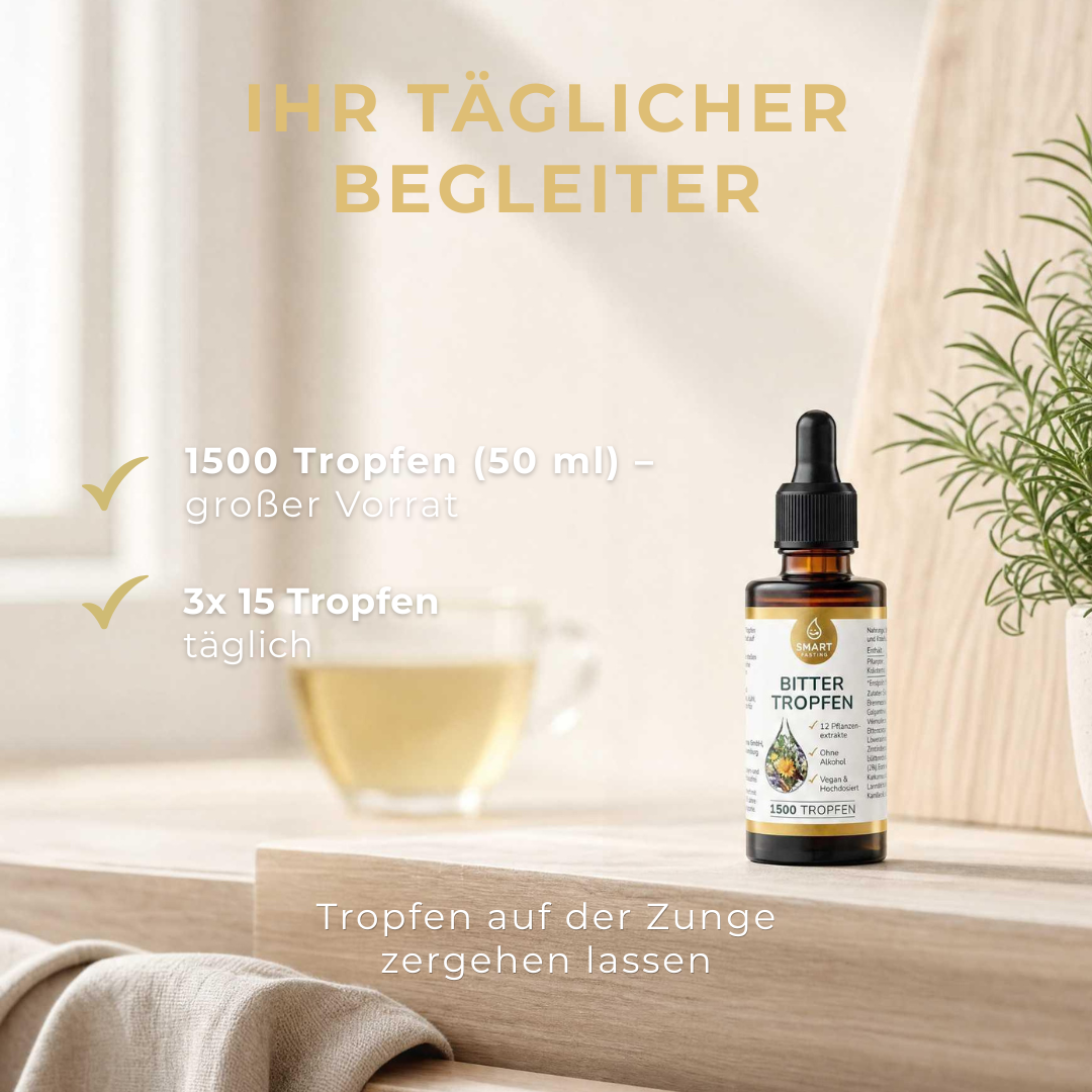 Bittertropfen – Alkoholfreie Bitterstoffe aus 12 Pflanzenextrakten - PZN 19838177