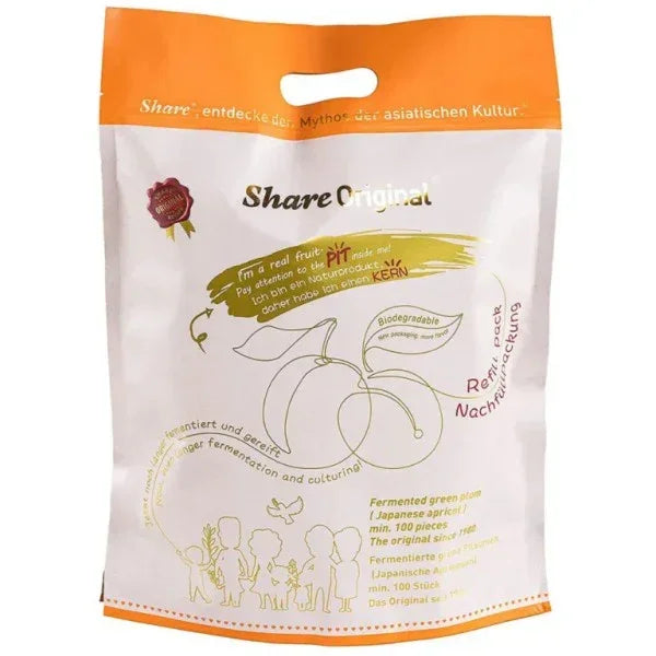 100x Share Original® fermentierte Pflaume / japanische Aprikose VEGAN - Inhalt - Smart Fasting